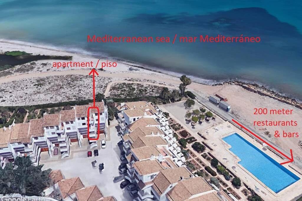 Beachfront Apt! Ac - Pool - Parking Altea Exterior foto