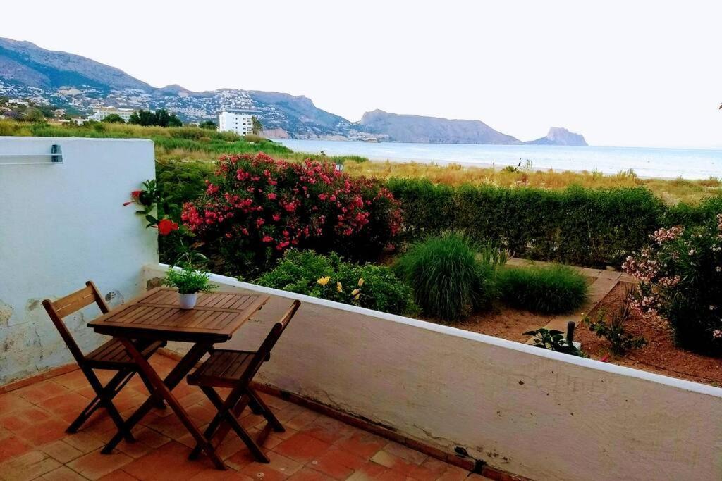 Beachfront Apt! Ac - Pool - Parking Altea Exterior foto