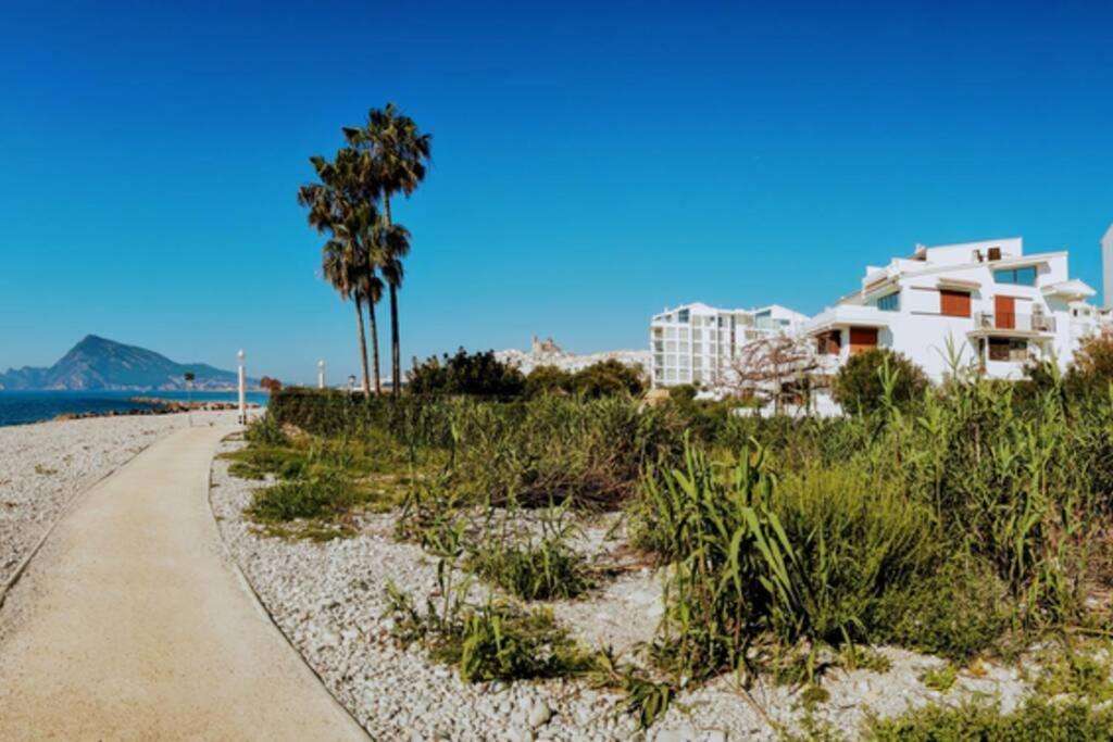Beachfront Apt! Ac - Pool - Parking Altea Exterior foto