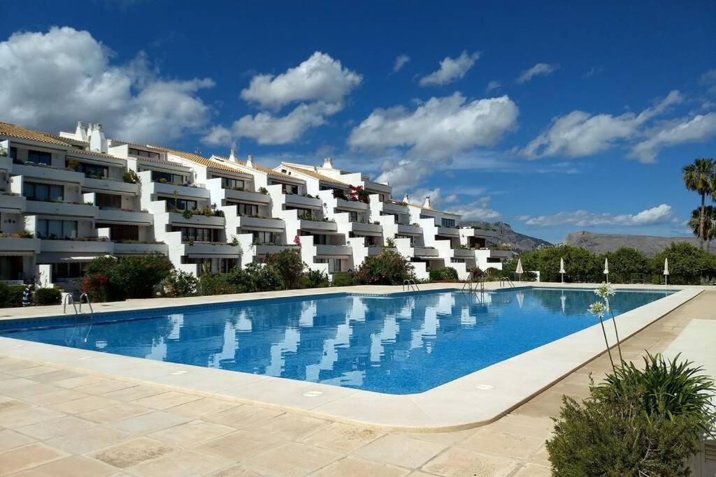 Beachfront Apt! Ac - Pool - Parking Altea Exterior foto